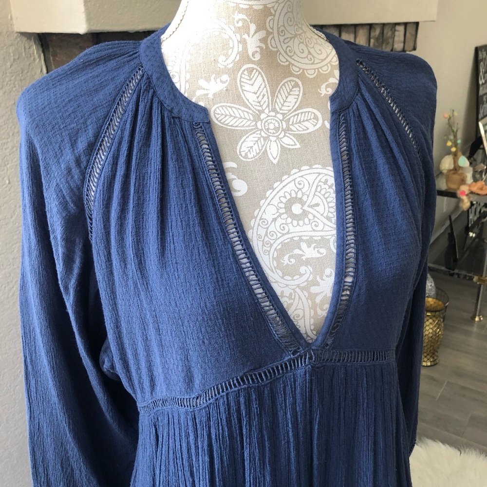 COPY - Free people blue tunic dress Sz XS - Picture 3 of 7